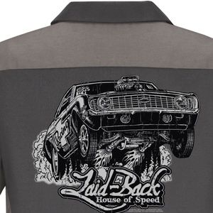 Red Kap Camaro Gasser Work Mechanic Shirt